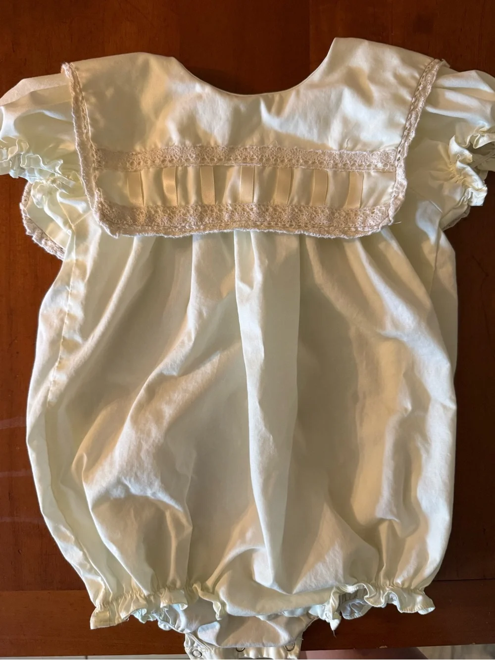 Saving grace smocks heirloom bubble yellow 3T